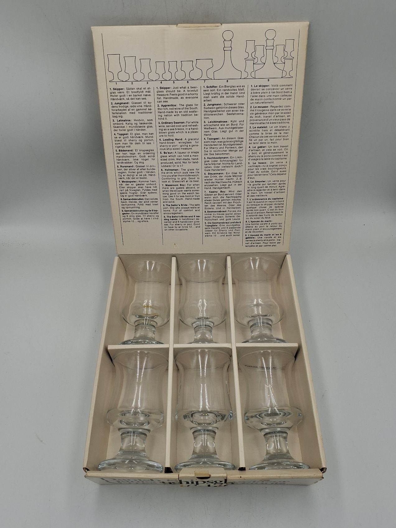 Danske Skibsglas sæt